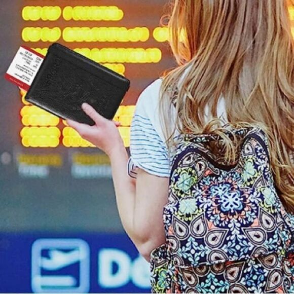 Leather Passport Cover  - Picture 1 of 5